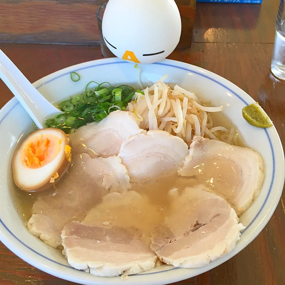 地鶏らーめん＋チャーシュー＋もやし〜〜麺宗祐気〜〜山口県長門市〜〜美味しゅうございました(*^^*)|マリリン☆さん