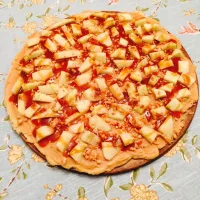 Snapdishの料理写真:Homemade sugary Apple pizza~|Ning Gaoさん