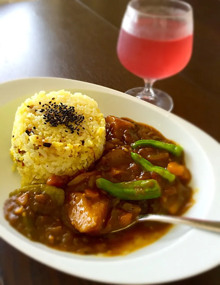 とん畑の和風野菜カレー(あごだし)|tonさん