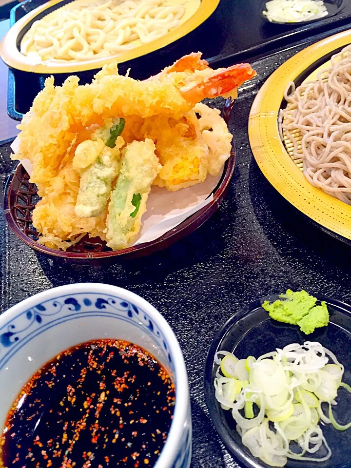 パサール守谷SA  の  天ぷらせいろ蕎麦・饂飩|ch＊K*∀o(^^*)♪さん