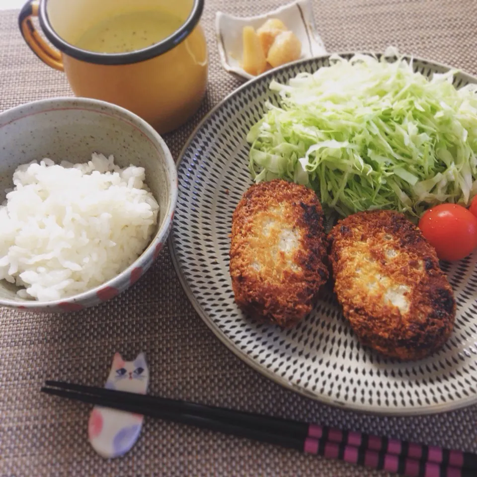 コロッケ定食|hiromiさん