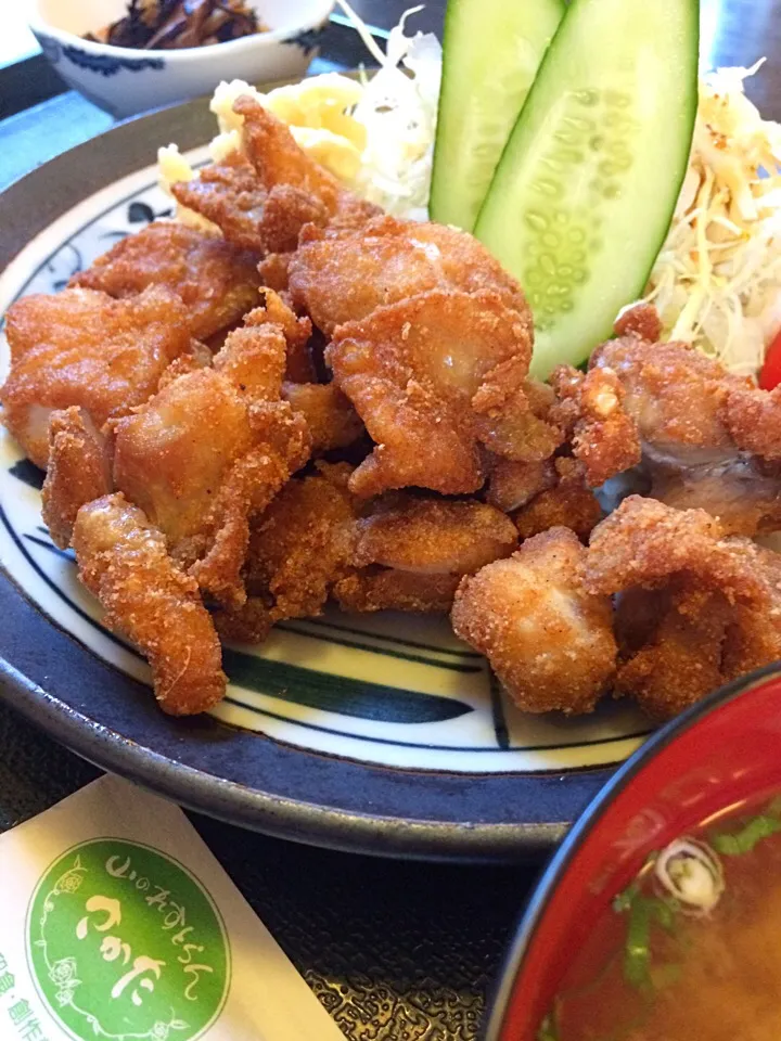 東栄若鶏唐揚げ定食|ダンディ☆和田さん