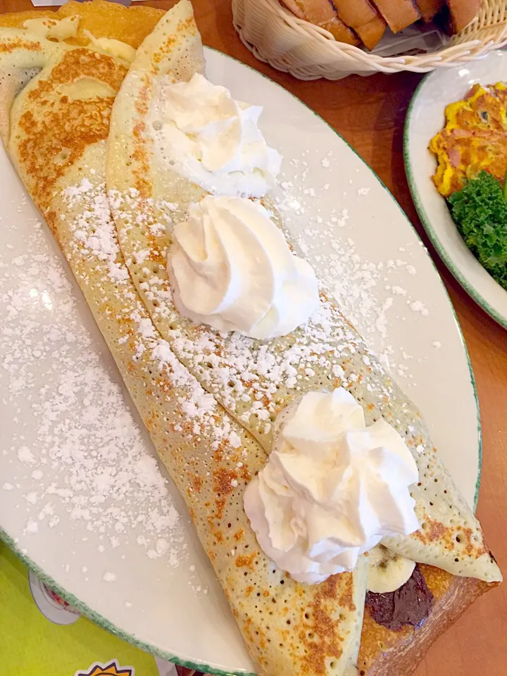 Choco Banana crepe🍌🍌|prinSjさん