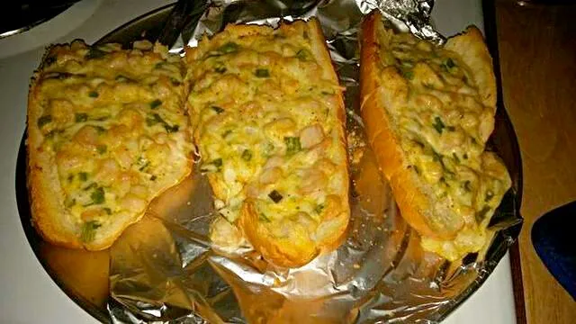 I Made a #Quick and easy #Snack/Teatime  Cajun Shrimp #Bread 😆 😆 #Seafood #Lunch|Alisha GodsglamGirl Matthewsさん