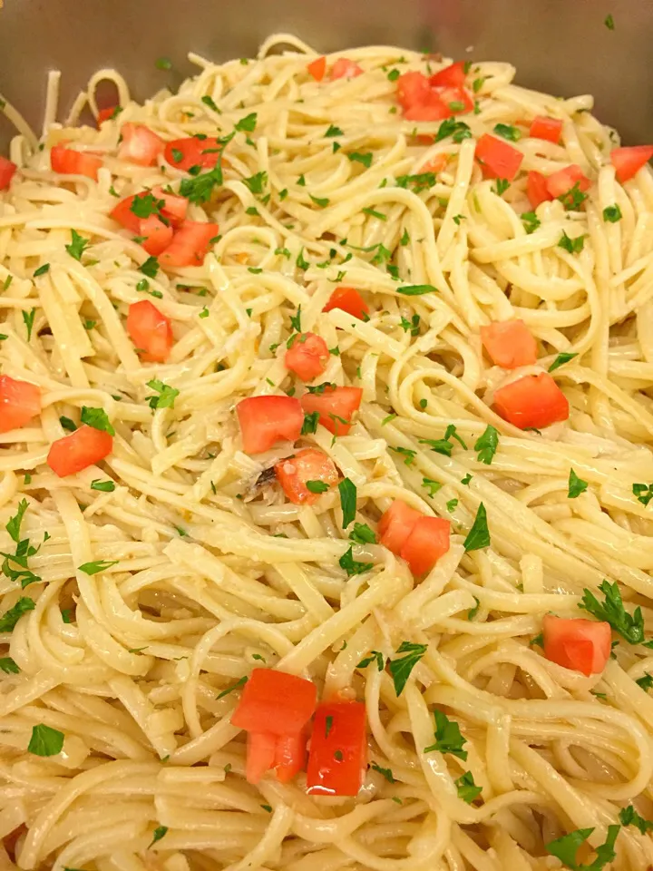 Roasted Garlic n Linguine|Chef Ampさん