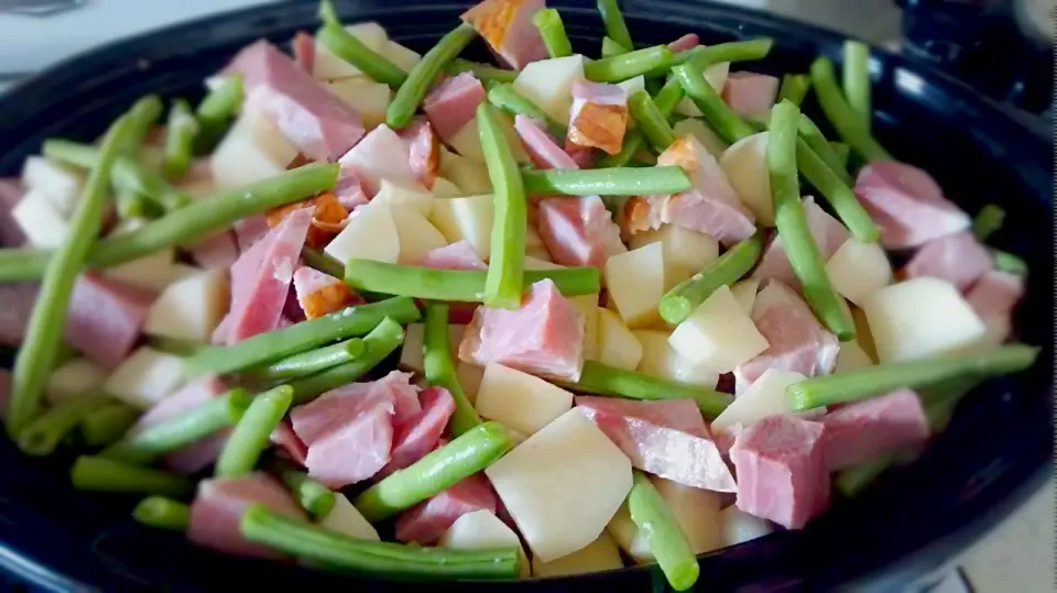 Ham and Fresh Green Beans|erin viozziさん