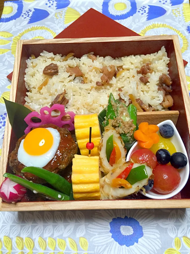 Snapdishの料理写真:月曜日のお弁当💖|Mayumi Konishiさん