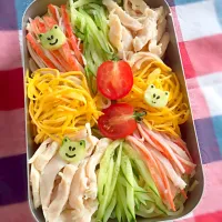 高2息子くんの冷やし中華弁当|Yumiさん