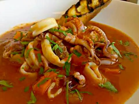 Calamari Tomato Soup....Mmmmm|Sheila Harrisさん