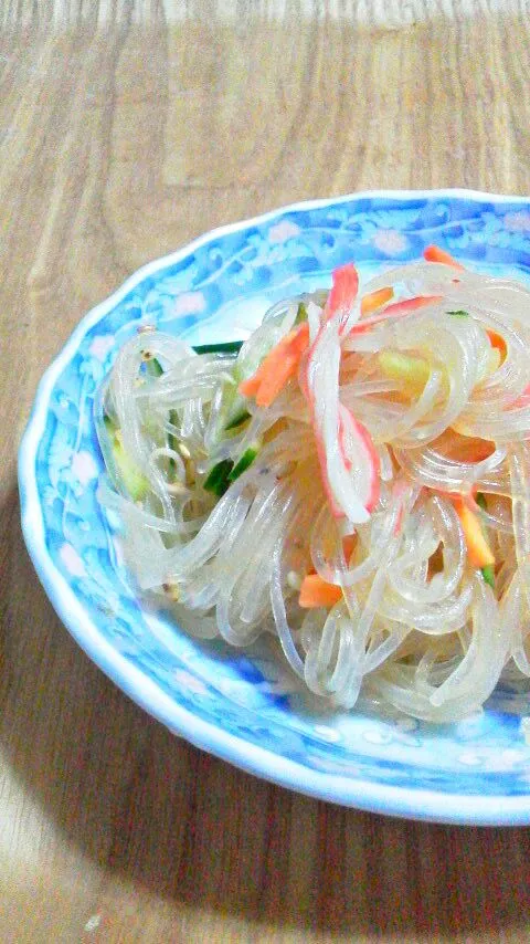 茹でる時に一工夫！中華春雨サラダ|やまみのぎさん