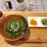 Snapdishの料理写真:おろし茶蕎麦|saoriさん