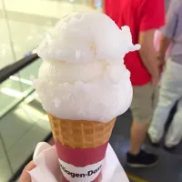 Snapdishの料理写真:レモンシャーベット(Haagen-daaz)|K2さん