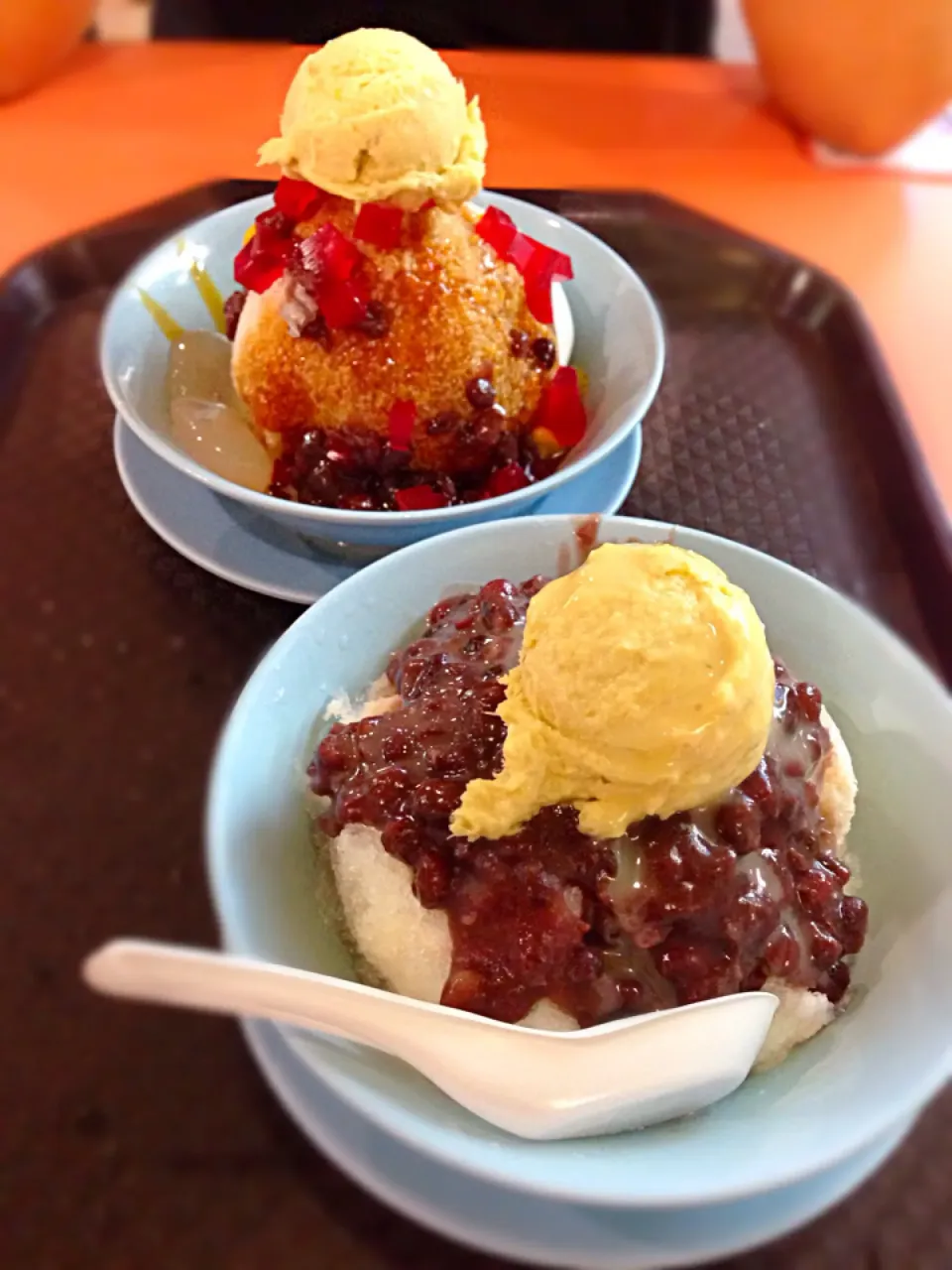 Penang ice kacang with durian & red bean ice@ABC food Centre|coxiella24さん