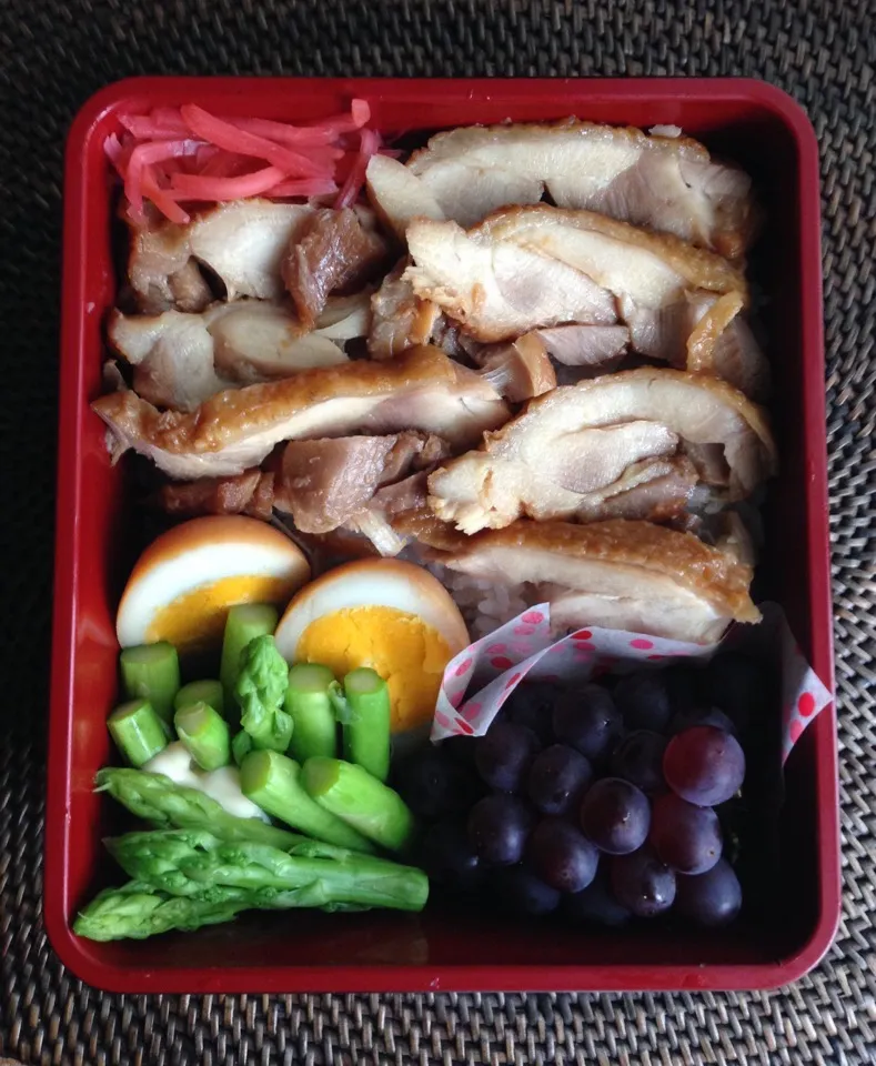 鶏の梅シロップ煮弁当|*なおみん*さん