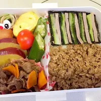 今日のお弁当(ღ˘⌣˘ღ)|kimakimaさん