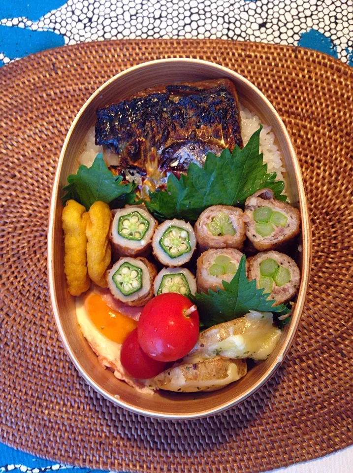 Snapdishの料理写真:8月11日 旦那さんお弁当|HIROさん