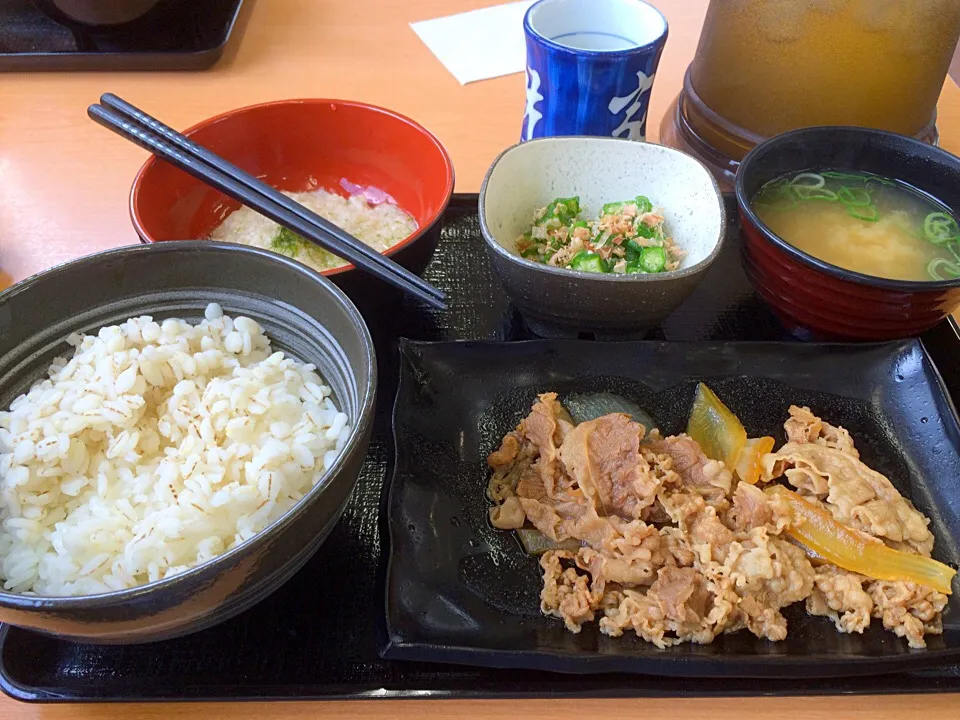 麦とろ牛皿定食|Yukaさん