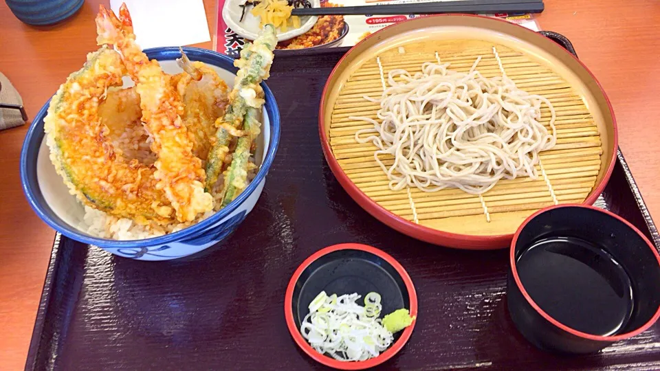 天丼と小そば|ケンケンさん