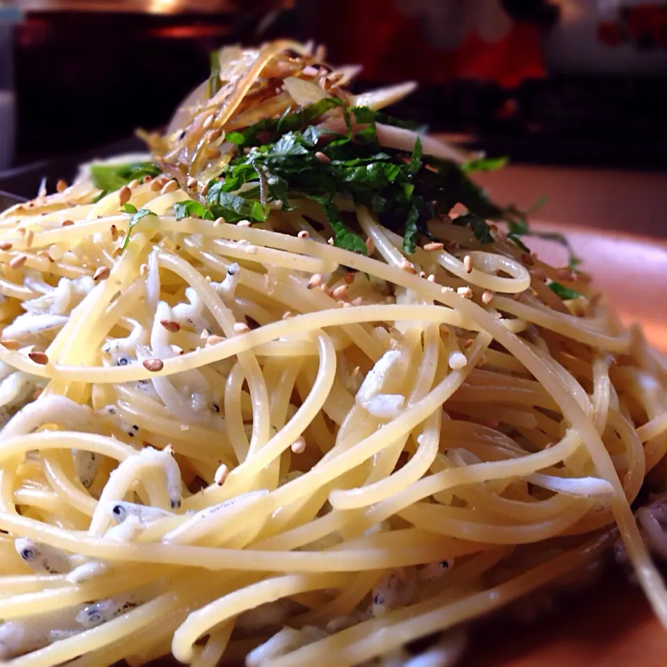 Snapdishの料理写真:てつやさんの料理 ワサビのパスタ♡|koji toyodaさん