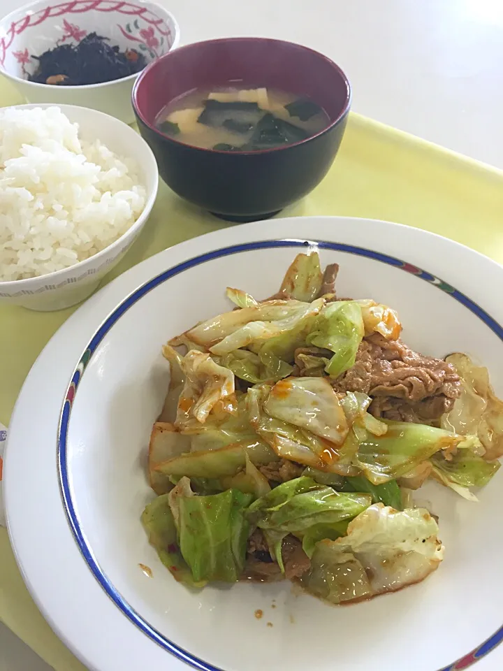 Snapdishの料理写真:回鍋肉定食|wildcat山猫さん