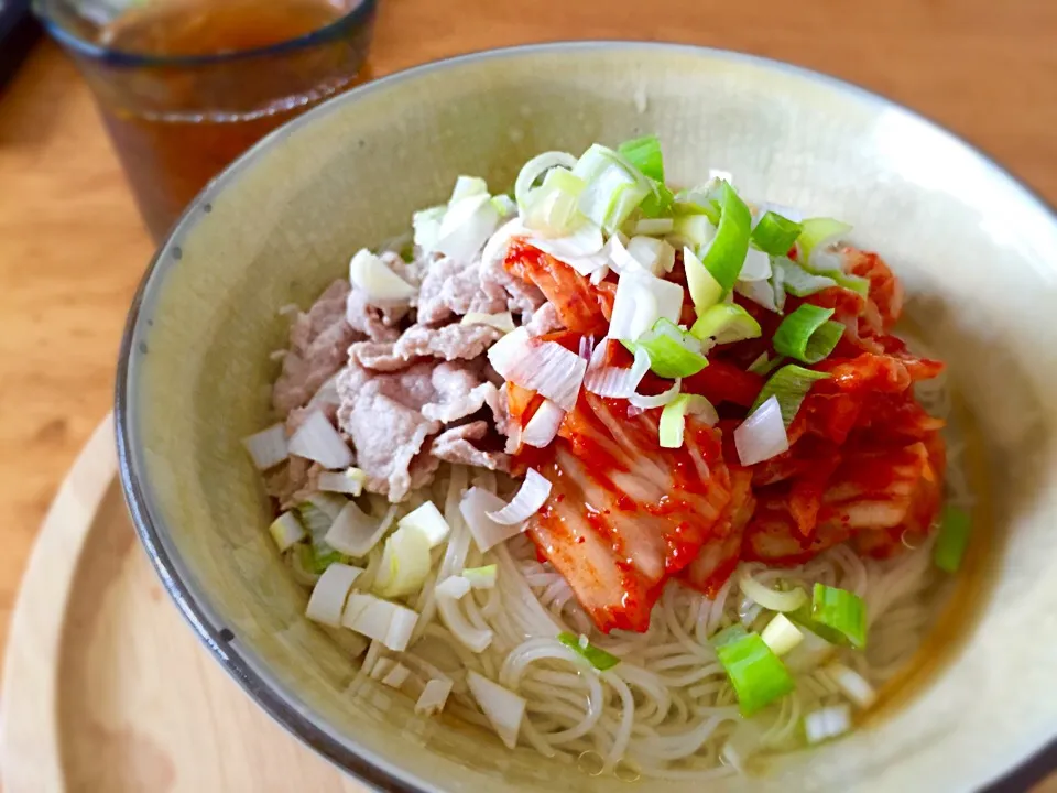 白だしで冷麺風そうめん|みやこんぶさん