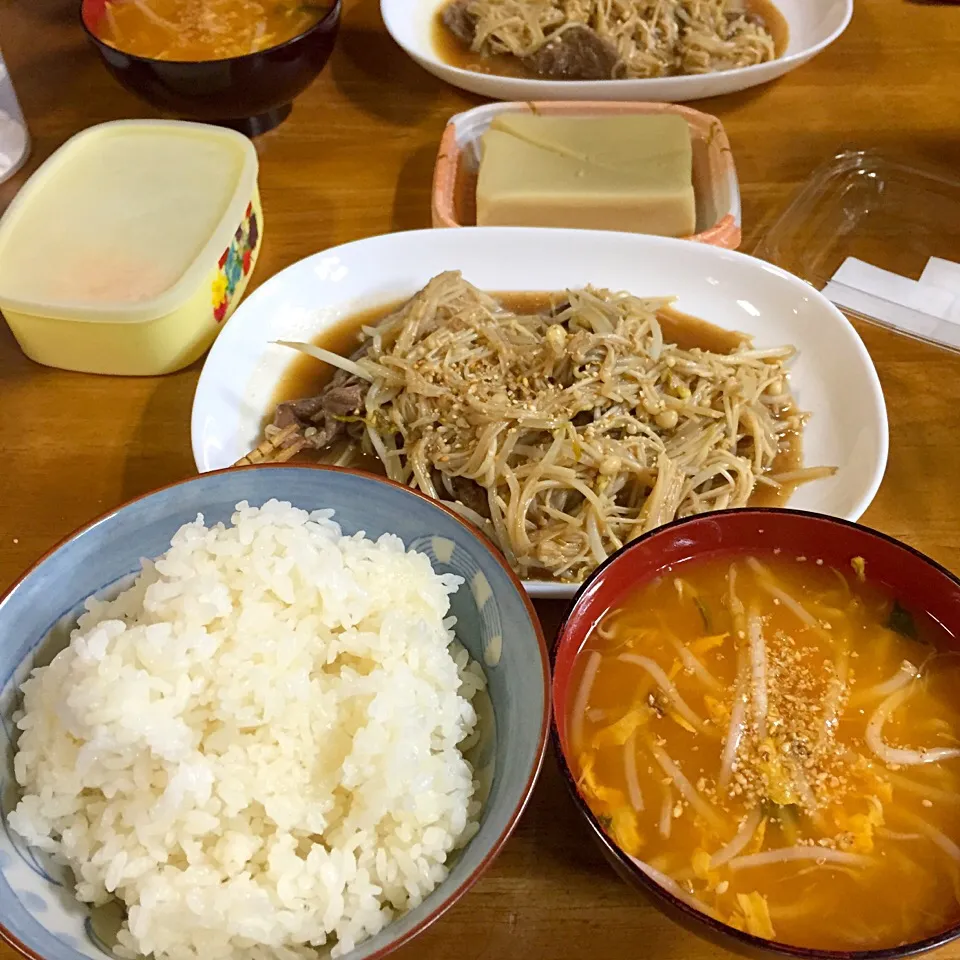 焼肉、チゲスープ(^o^)|すかラインさん