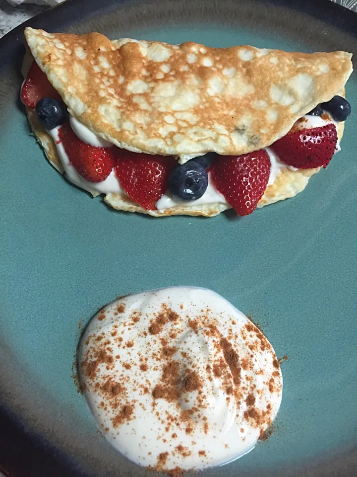 Vanilla Protein Crepes (21 day fix Aprroved)|baylee glanzerさん