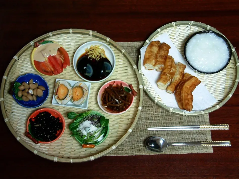 清粥小菜。。。porridge with side dishes|steven z.y.さん