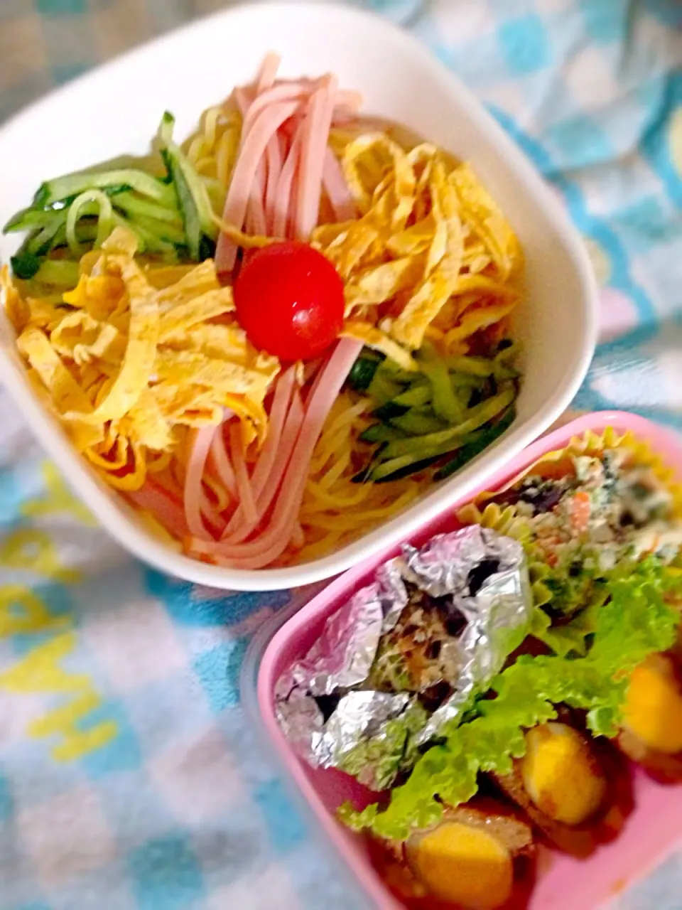 冷麺&オカズ弁当|華恋さん