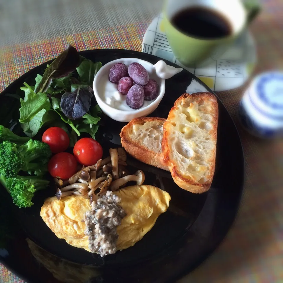 今日の朝ごはん|ぺんぎんさん