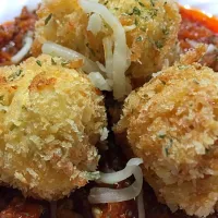 Snapdishの料理写真:~ Spaghetti Balls with meat sauce|Luna_Abm 💋さん