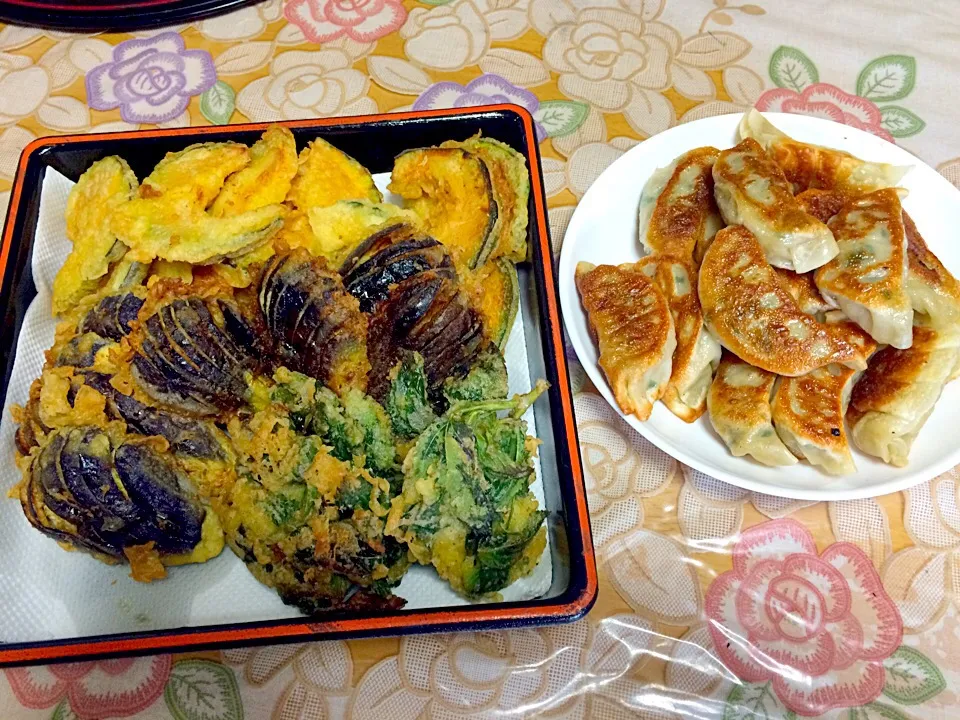 Tempura and gyoza|Cristina Enriquez Shiraiさん