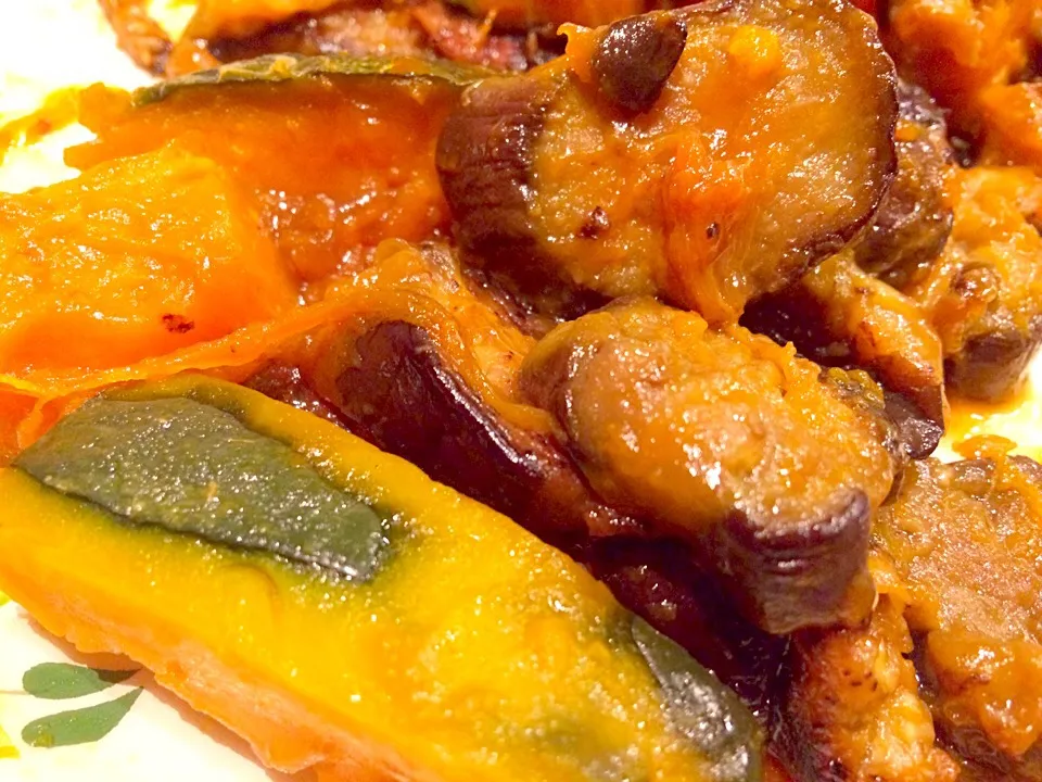 カボチャとナスの甘酢あんかけ★|Lui。さん