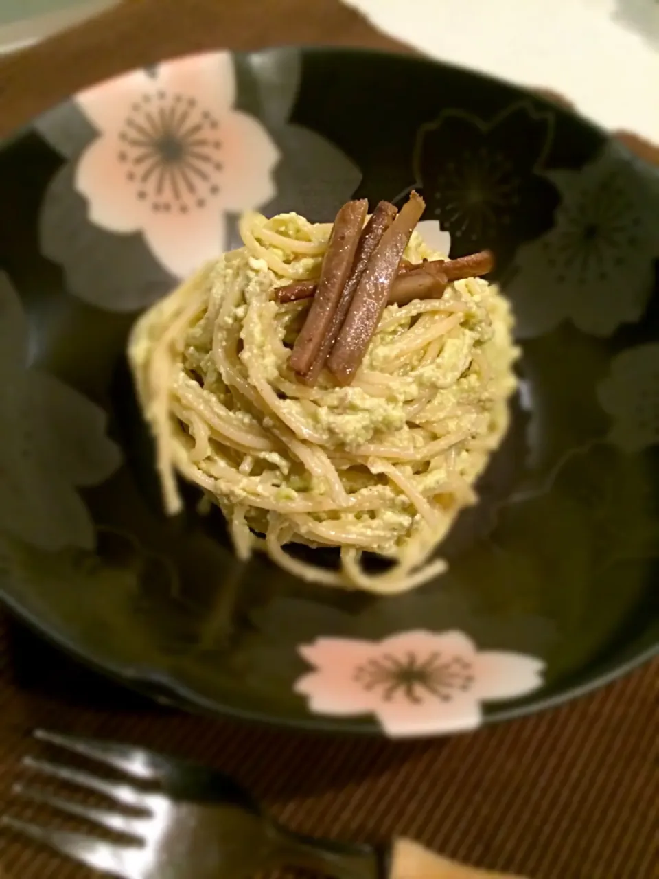 アボガドと豆腐の冷製パスタ|TAKOS_PAPAさん