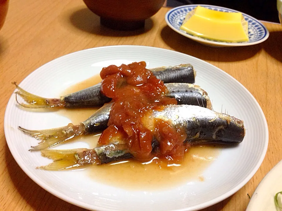 イワシの梅煮|こんこんさん