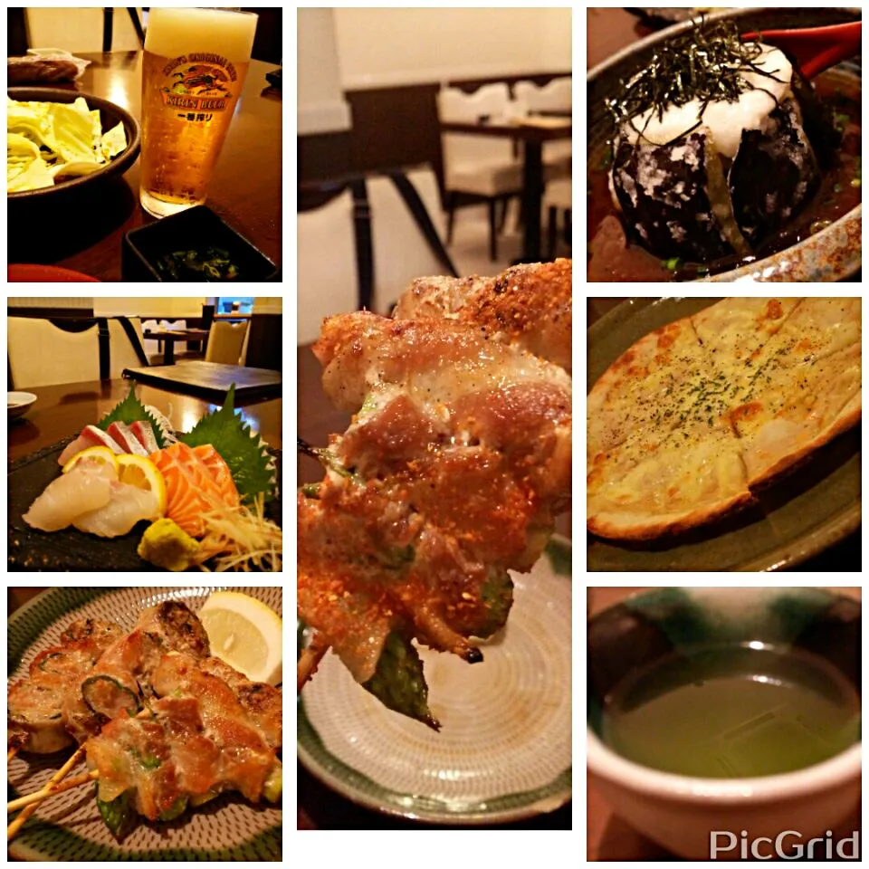 今夜の晩ごはんは焼鳥～🎵 グラス🍺だけ飲み
もう飲めません(´･ω･`; )笑|☆Yumi☆さん