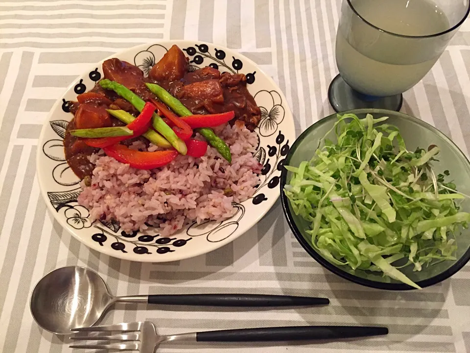 夏野菜カレー|おーさわさん