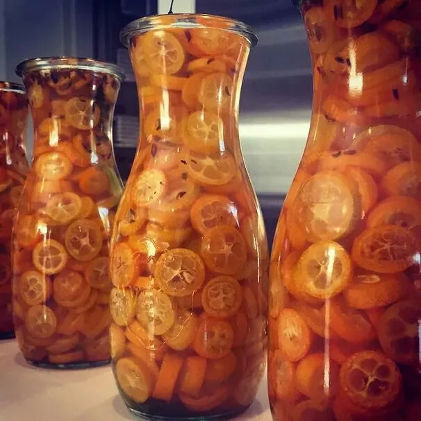 kumquats and fennel in syrup|CHUENCHAIさん