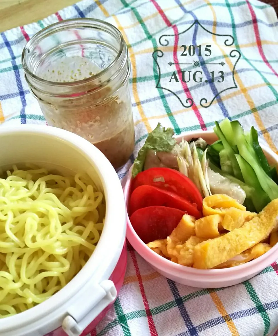 今日のパパ弁当はピリッとつけ麺🎵|key♪さん