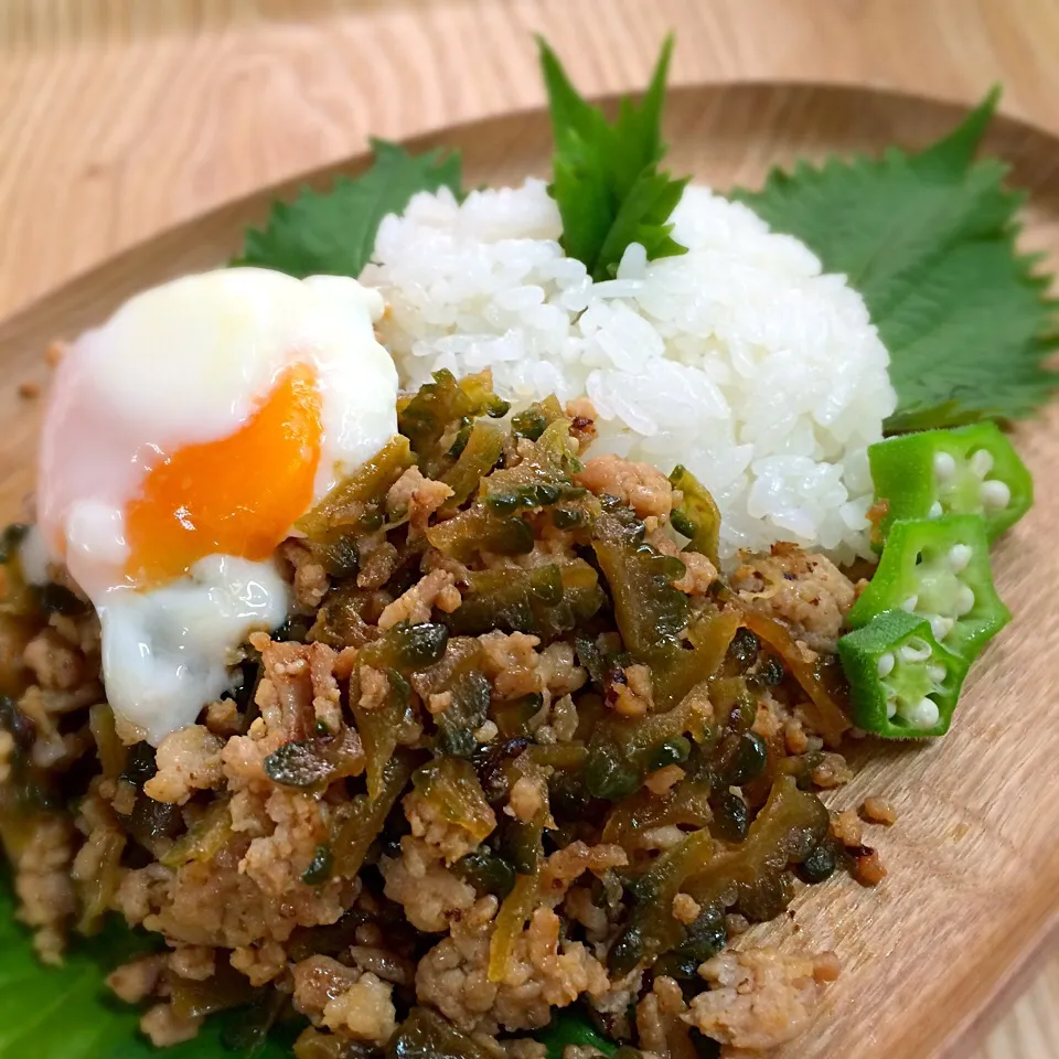 あまねこ🌿の料理 ゴーヤの醤油漬け♪生姜とニンニク入り〜ひき肉と炒めるとまた美味し😍|あまねこ🌿さん