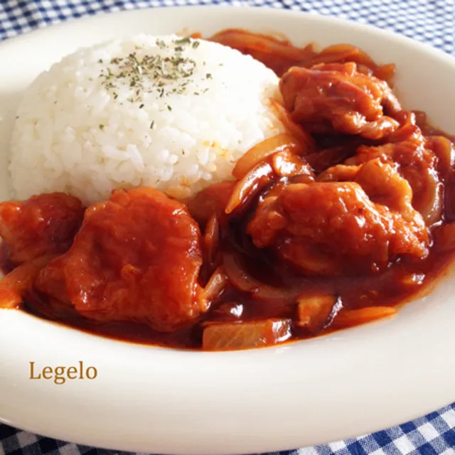 Legeloさんの簡単♪ 定番調味料だけで作るチキンハヤシライス♪ #レシピブログ #RecipeBlog|レシピブログさん