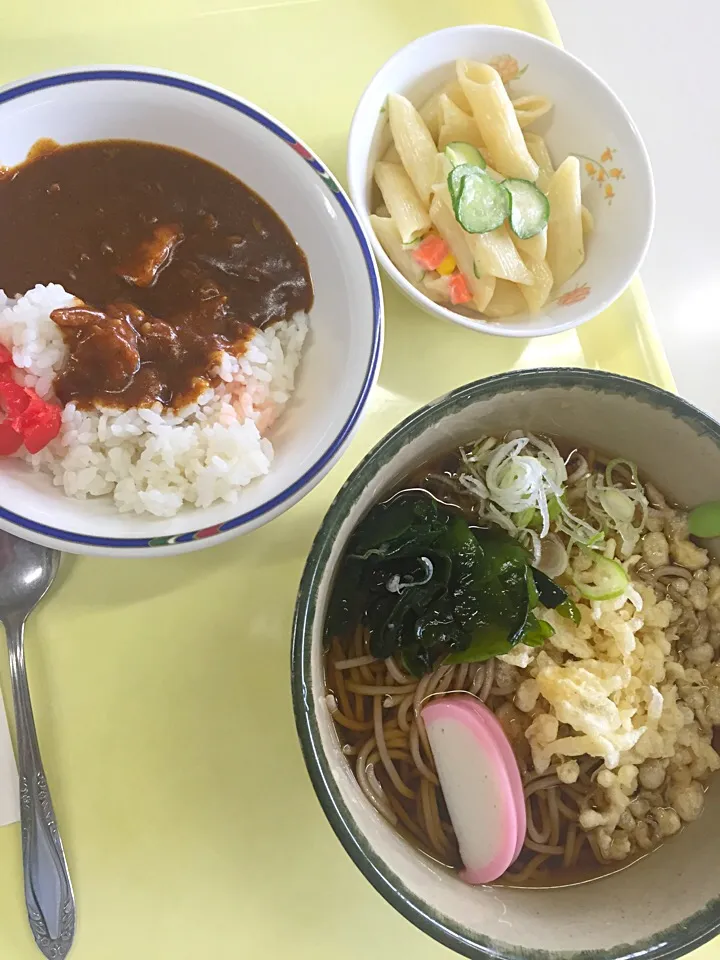 社食の冷やし蕎麦セット|wildcat山猫さん