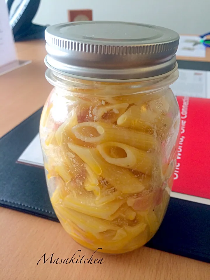 Mason Jar penne for lunch|Masakiさん