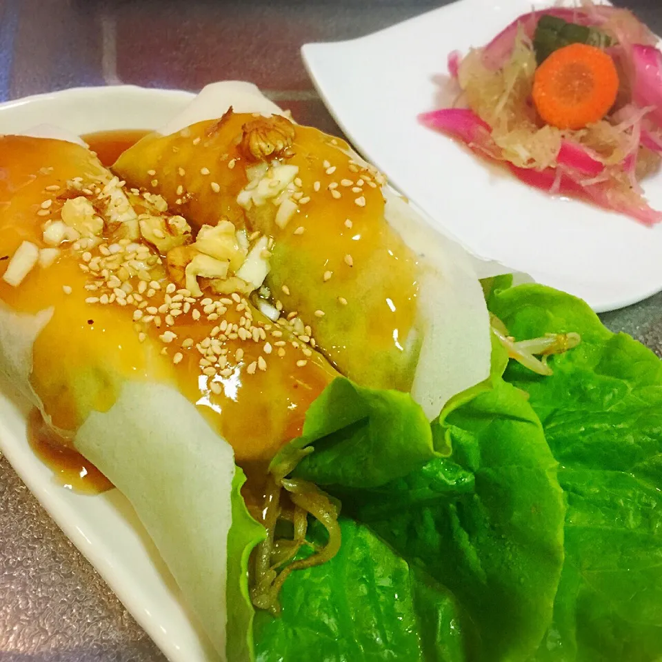 Fresh Lumpia and Green Papaya Pickles|Laarni Nabongさん