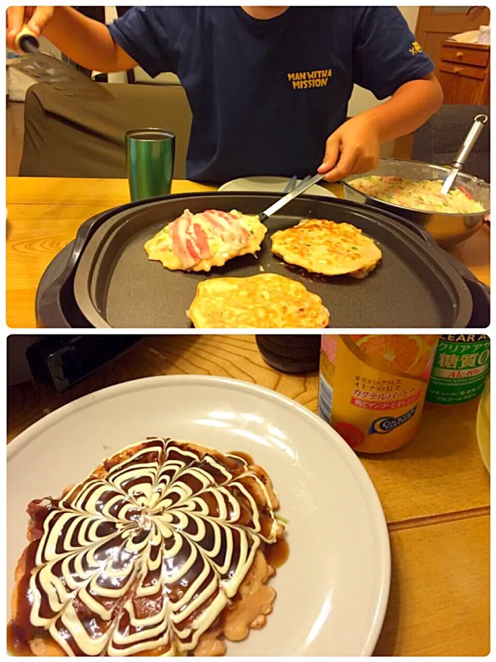 ネギを大量に頂いたのでネギ焼き〜(￢з￢)|マツさん