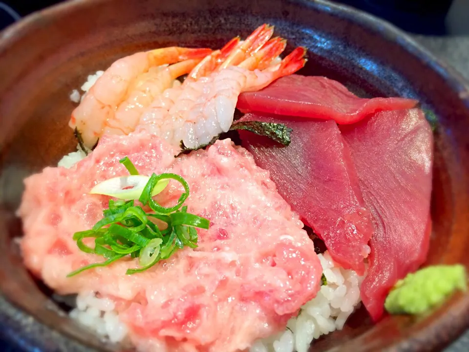 甘エビ・マグロ・ネギトロ丼|Ztlコミュニケーションズさん