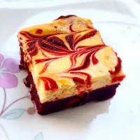 Red velvet brownie cheesecake|sanさん