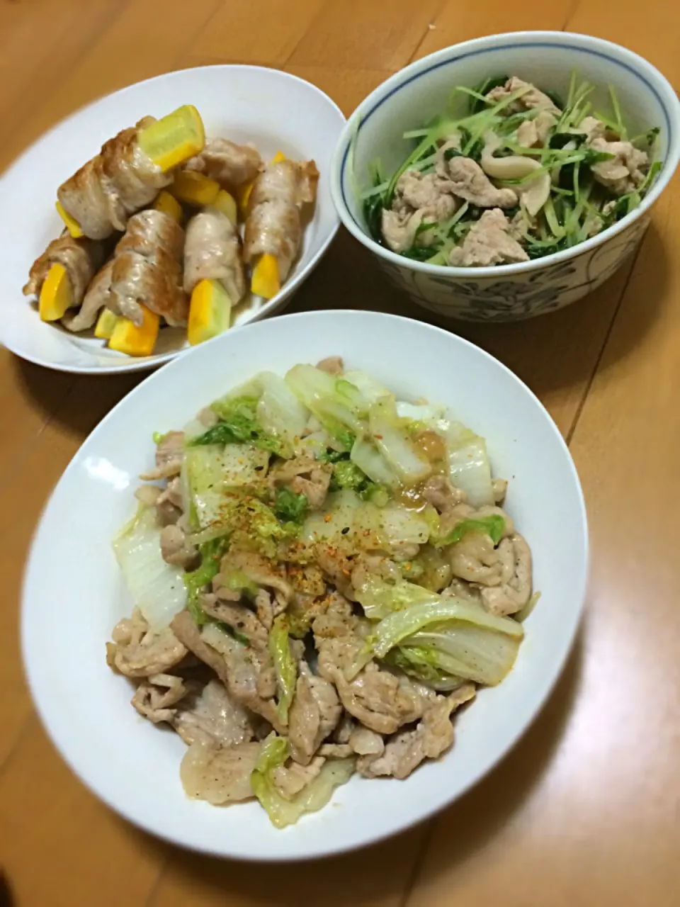 Snapdishの料理写真:夏バテ対策！
豚肉たっぷりメニュー😉💓|あさひさん