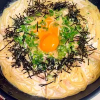 五右衛門パスタ完コピ！たらこカルボナーラ|ほたて塩ぼんじりさん