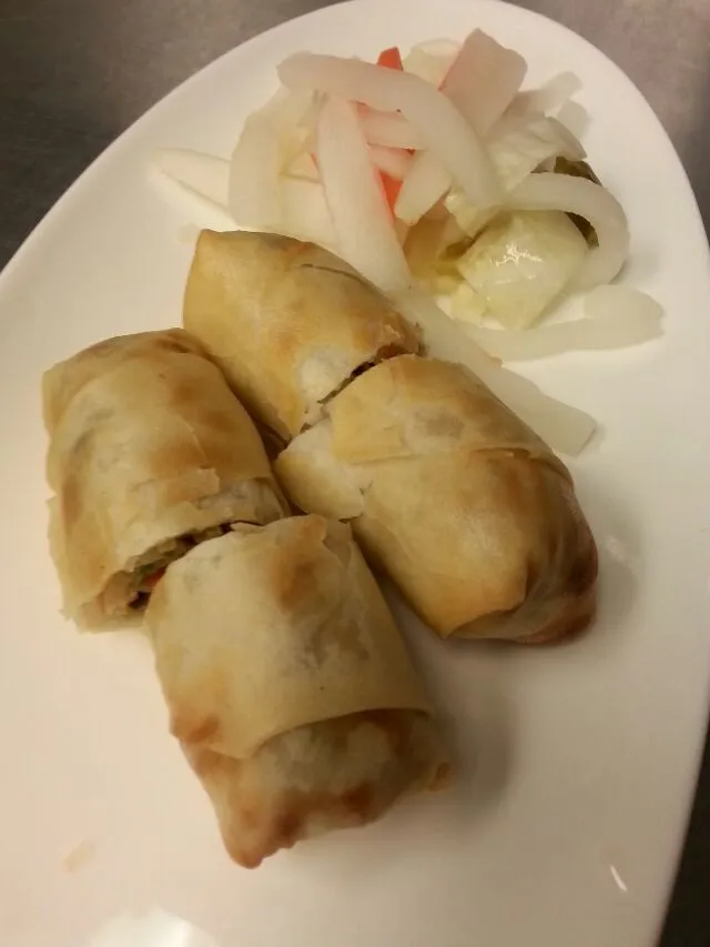 vegetarian spring rolls|Polly Gelfusoさん